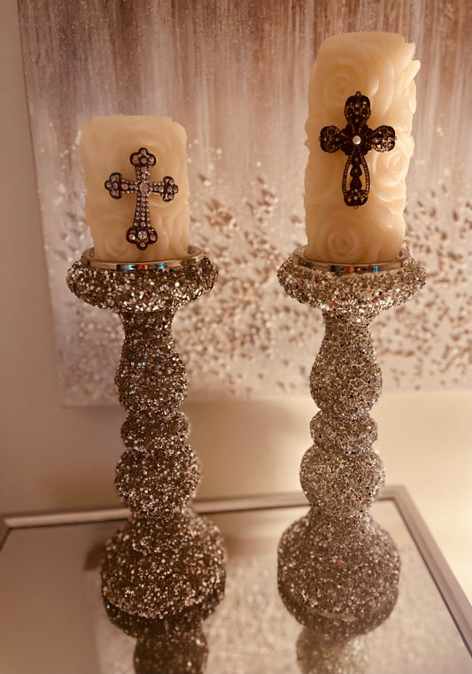 Luxury Artisan Candle Holder with Candle